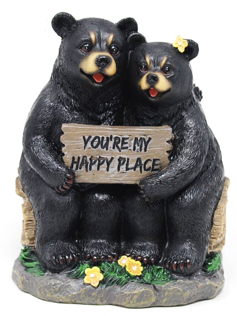 My Happy Place Bear Sign 5.75"T