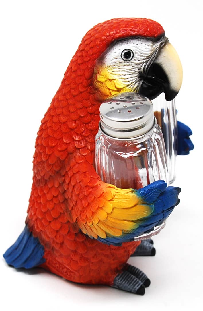 Tasty Crackers (Parrot Salt & Pepper Set) 6.75"