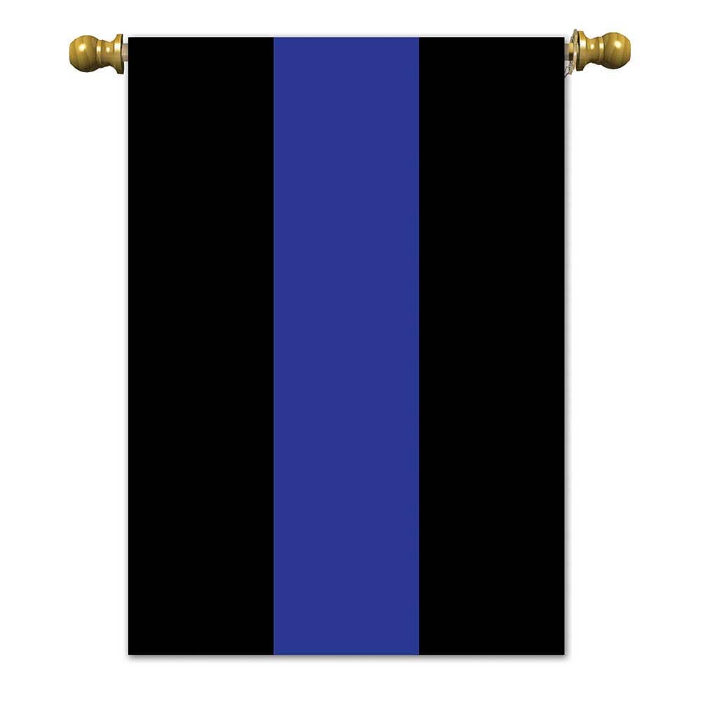 😲 Thin Blue Line Police Garden Flag