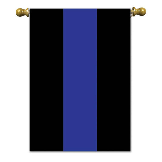 😲 Thin Blue Line Police Garden Flag