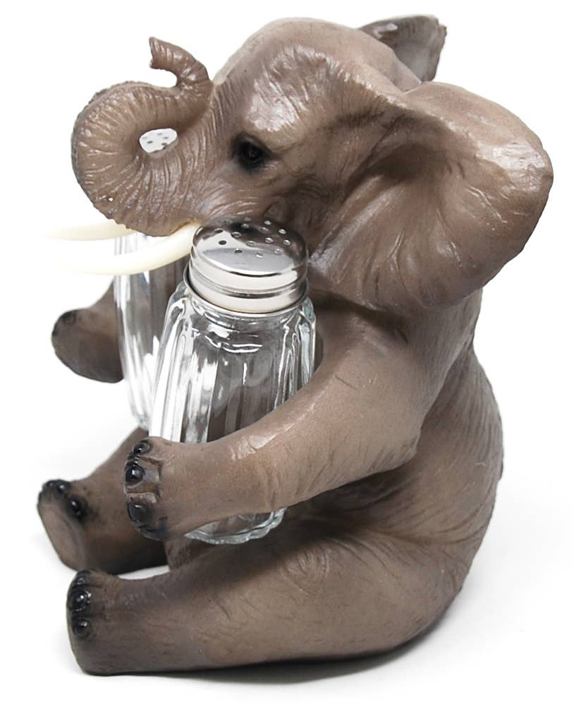 7" Pachy Spice (Elephant Salt & Pepper Set)