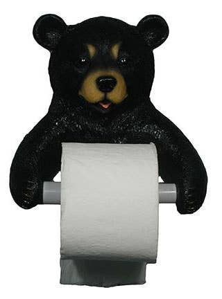 Bear Toilet paper holder 8.5"L