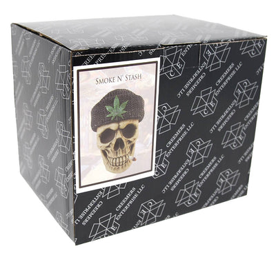 Smoke N' Stash (Skull Stash Box) 5"T