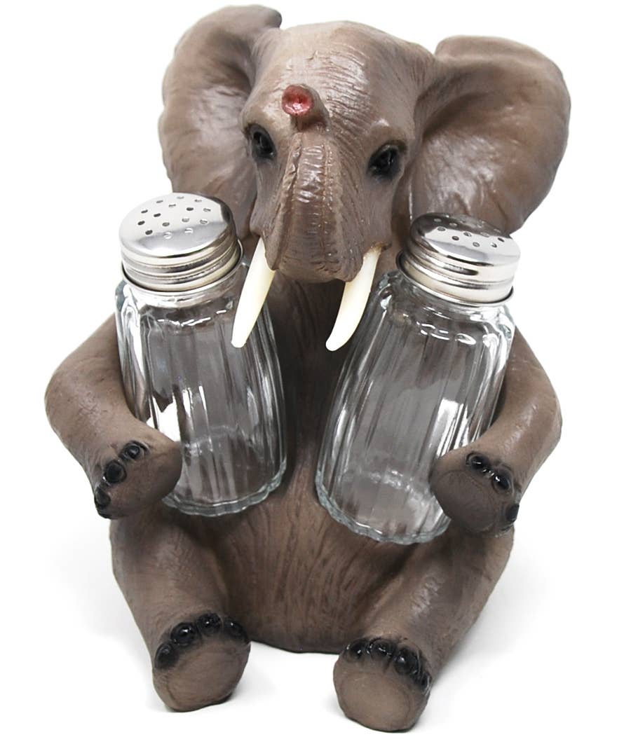 7" Pachy Spice (Elephant Salt & Pepper Set)