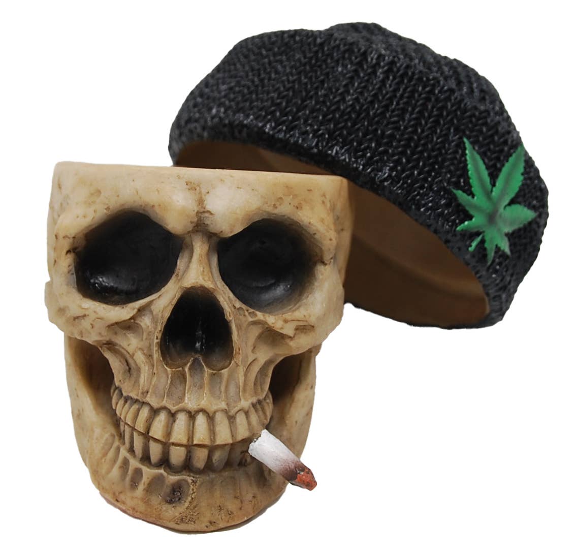 Smoke N' Stash (Skull Stash Box) 5"T