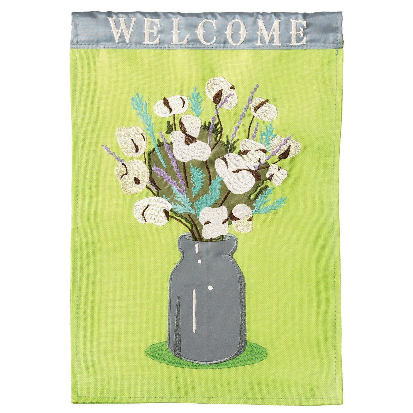 😲 Souther Cotton Welcome Burlap