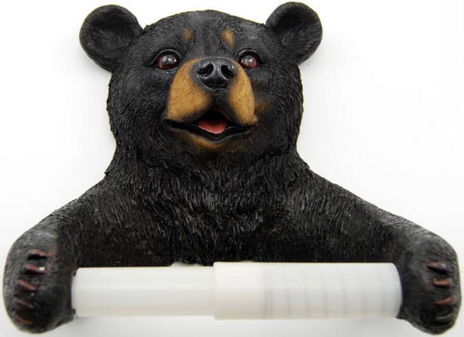 Bear Toilet paper holder 8.5"L