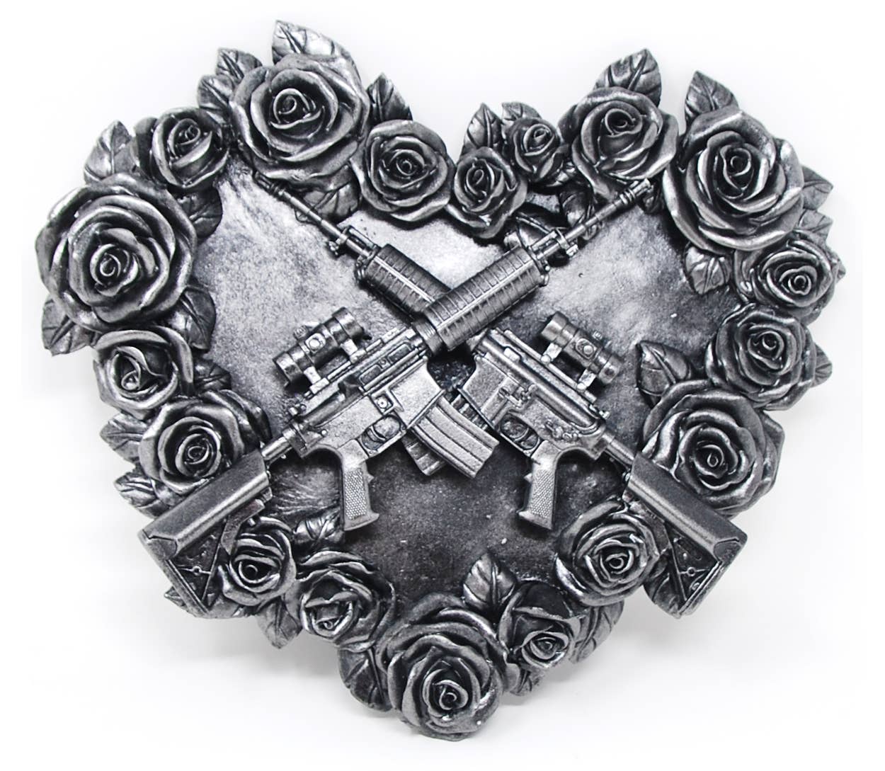 Gun Heart Hanger 12"T