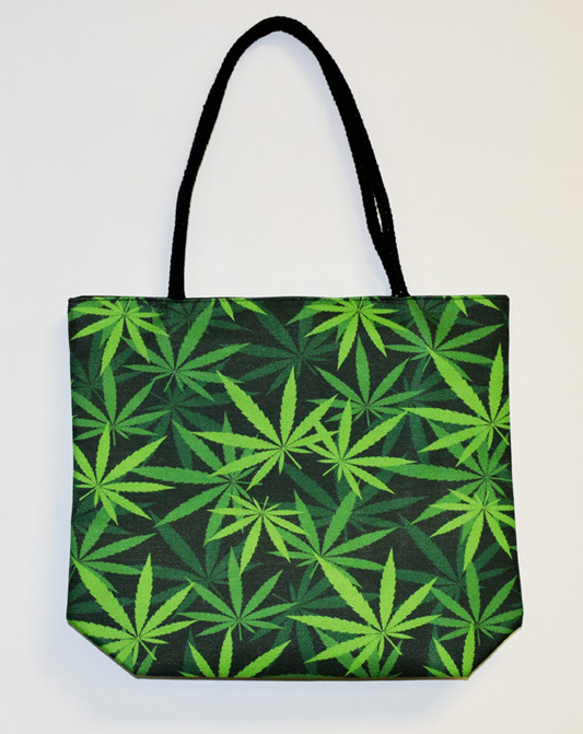 Pot Leaf Jute Bag