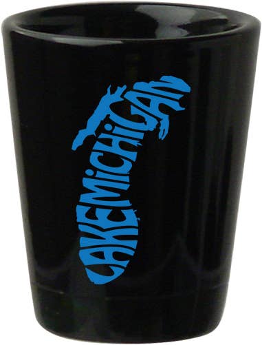 Lake Michigan 1.5oz Black Shot Glass (3-4 Week Production)