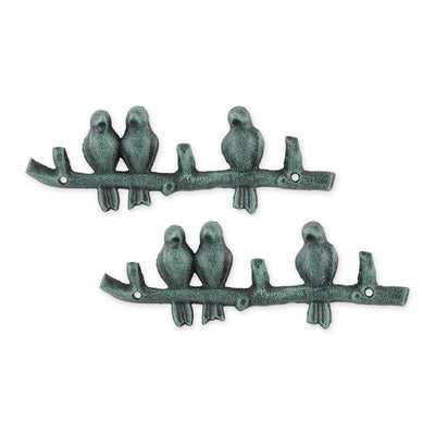 BIRDS ON A BRANCH WALL HOOK SET/2