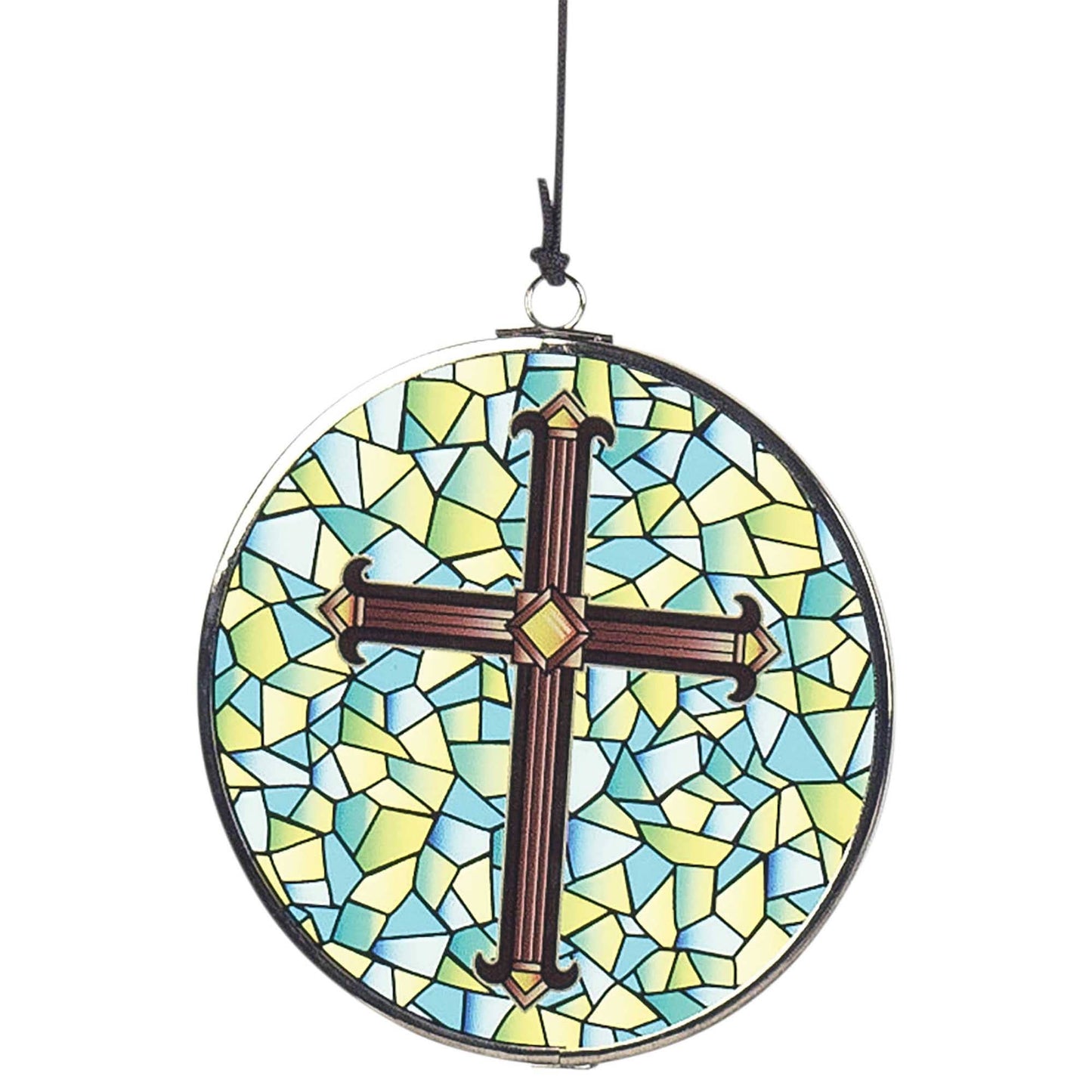 WINDCHIME CROSS SAIL BLUE GREEN 35"