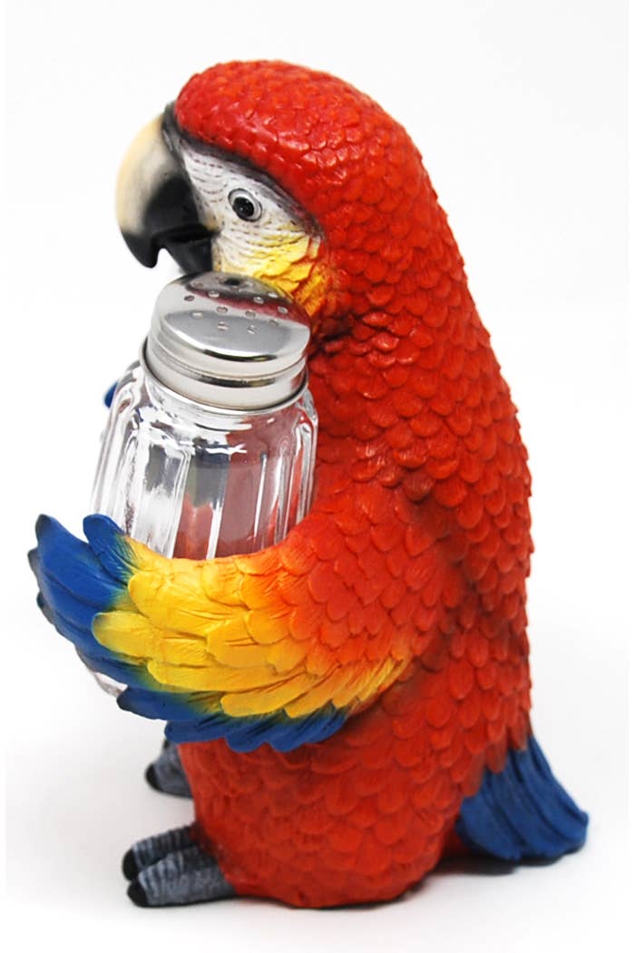 Tasty Crackers (Parrot Salt & Pepper Set) 6.75"