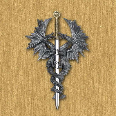 DRAGON DAGGER WALL PLAQUE