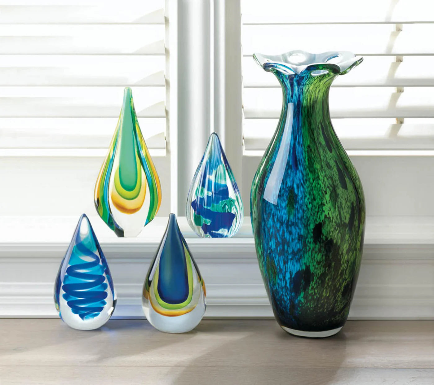 ART GLASS TEARDROP