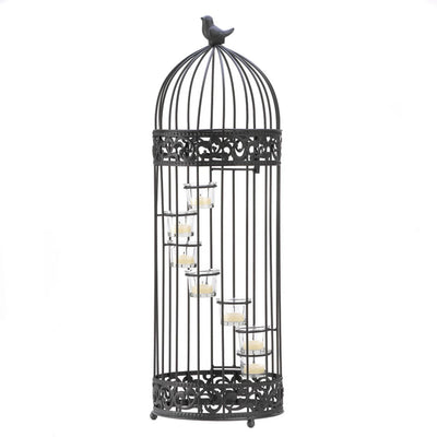 BIRDCAGE STAIRCASE CANDLE STAND