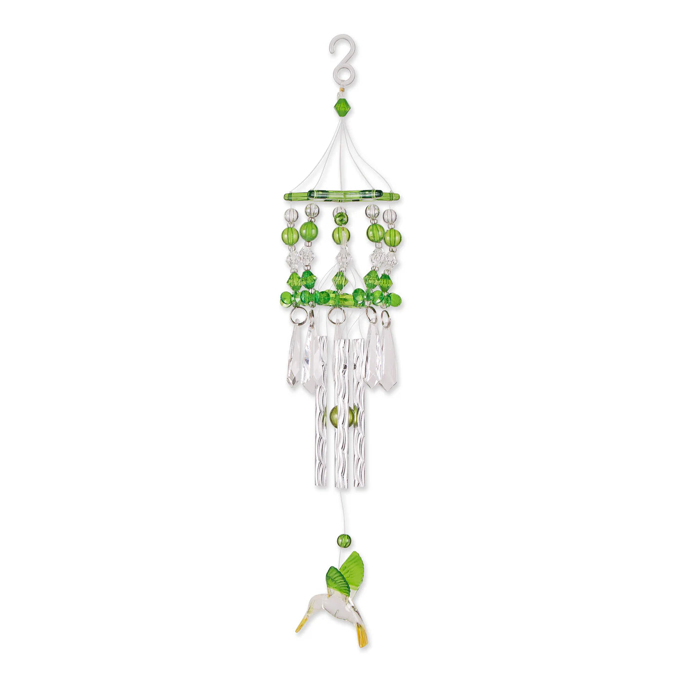 GREEN HUMMINGBIRD CHIMES