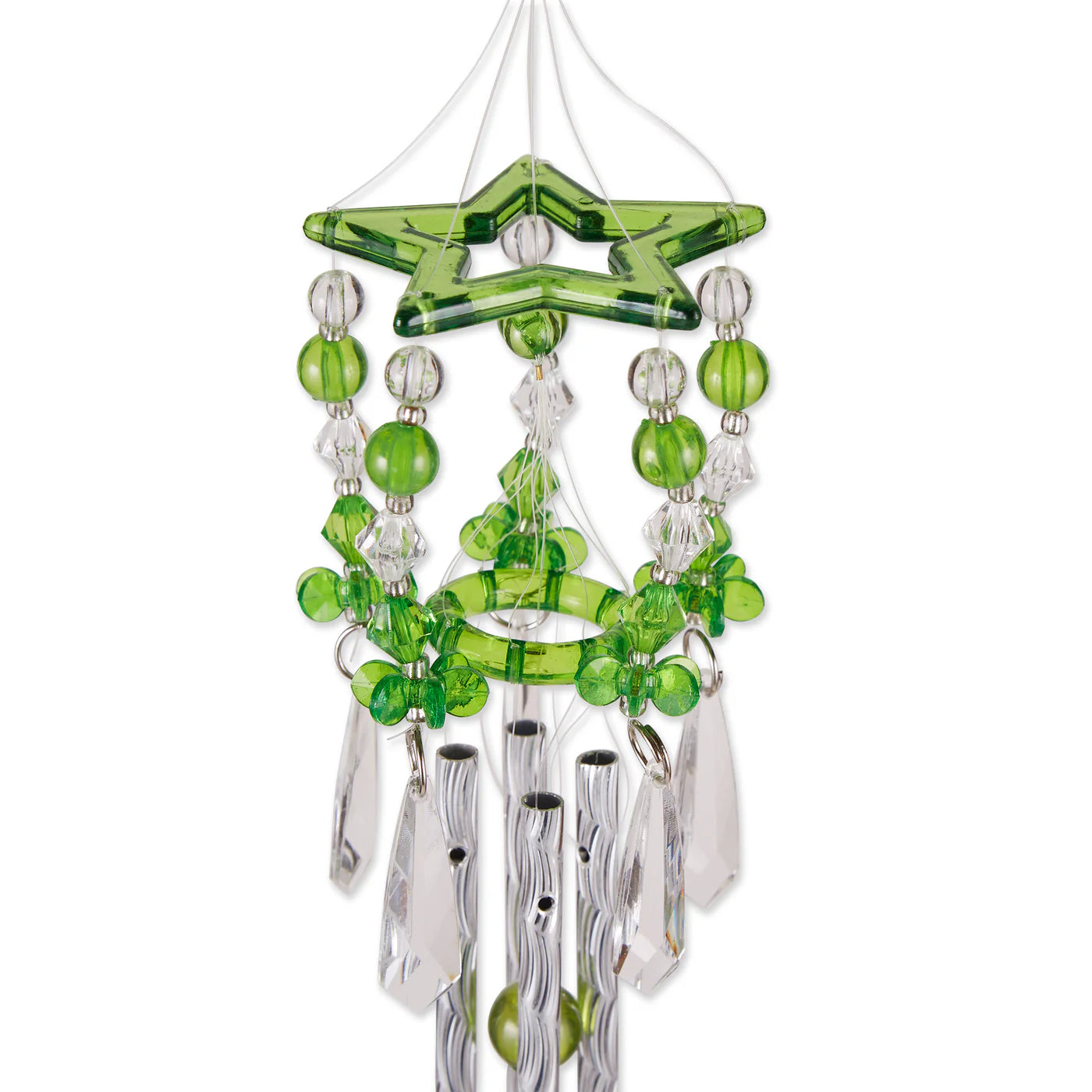 GREEN HUMMINGBIRD CHIMES