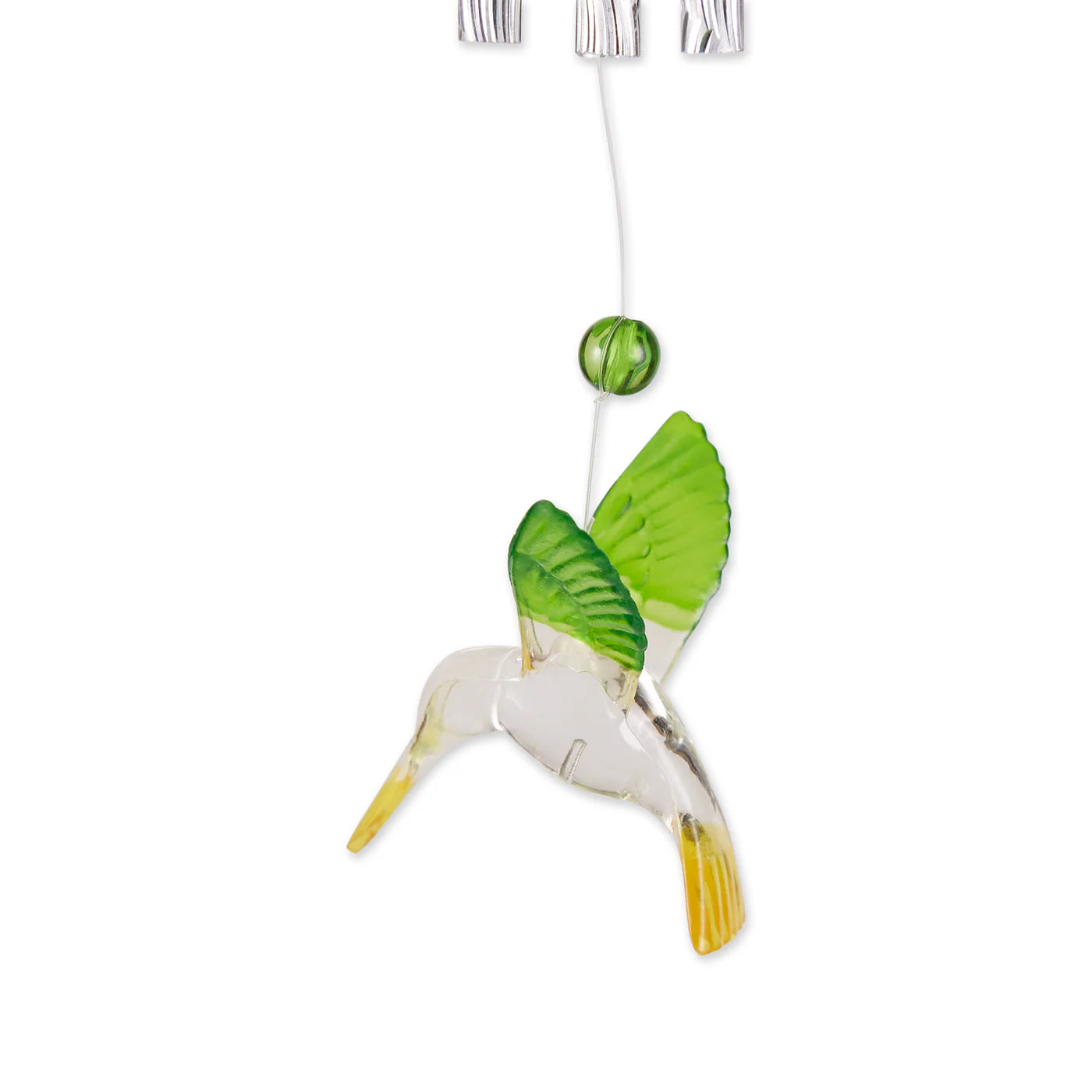 GREEN HUMMINGBIRD CHIMES