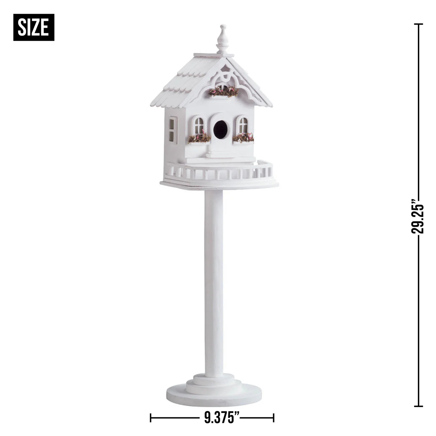 FREESTANDING VICTORIAN BIRDHOUSE