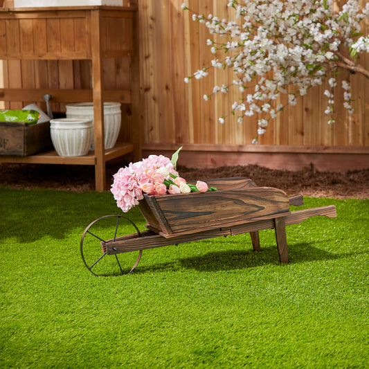 COUNTRY FLOWER CART PLANTER