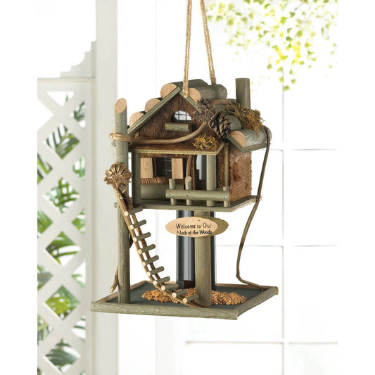 TREE HOUSE BIRD FEEDER