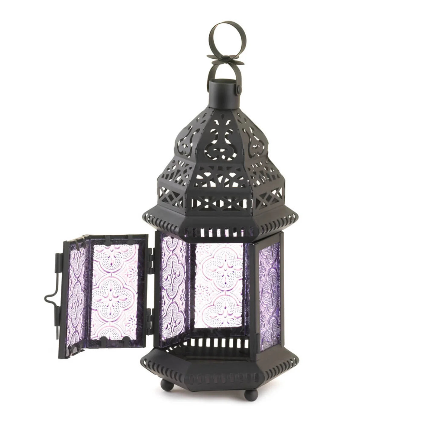 PURPLE MOROCCAN STYLE LANTERN