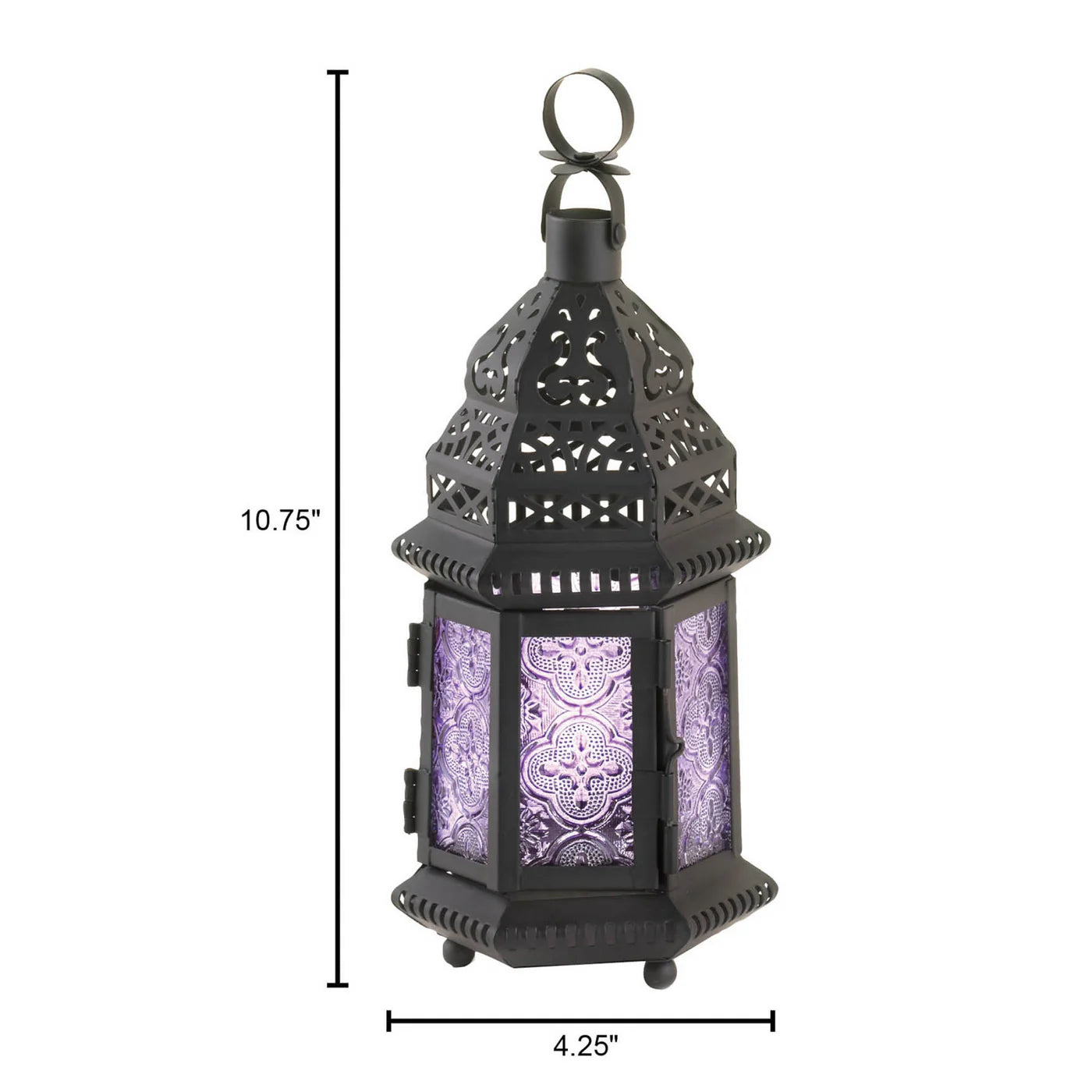 PURPLE MOROCCAN STYLE LANTERN