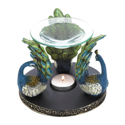 PEACOCK PLUME OIL WARMER