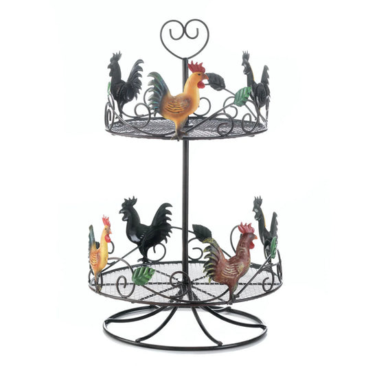 ROOSTER 2 TIER COUNTERTOP RACK