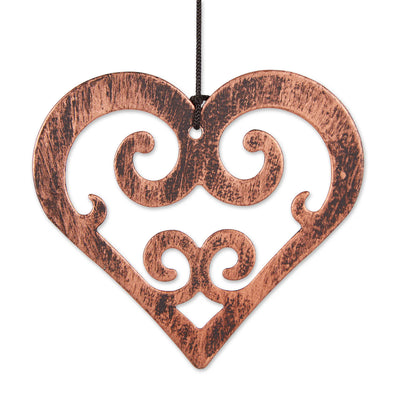 BUTTERFLY AND HEART WIND CHIMES