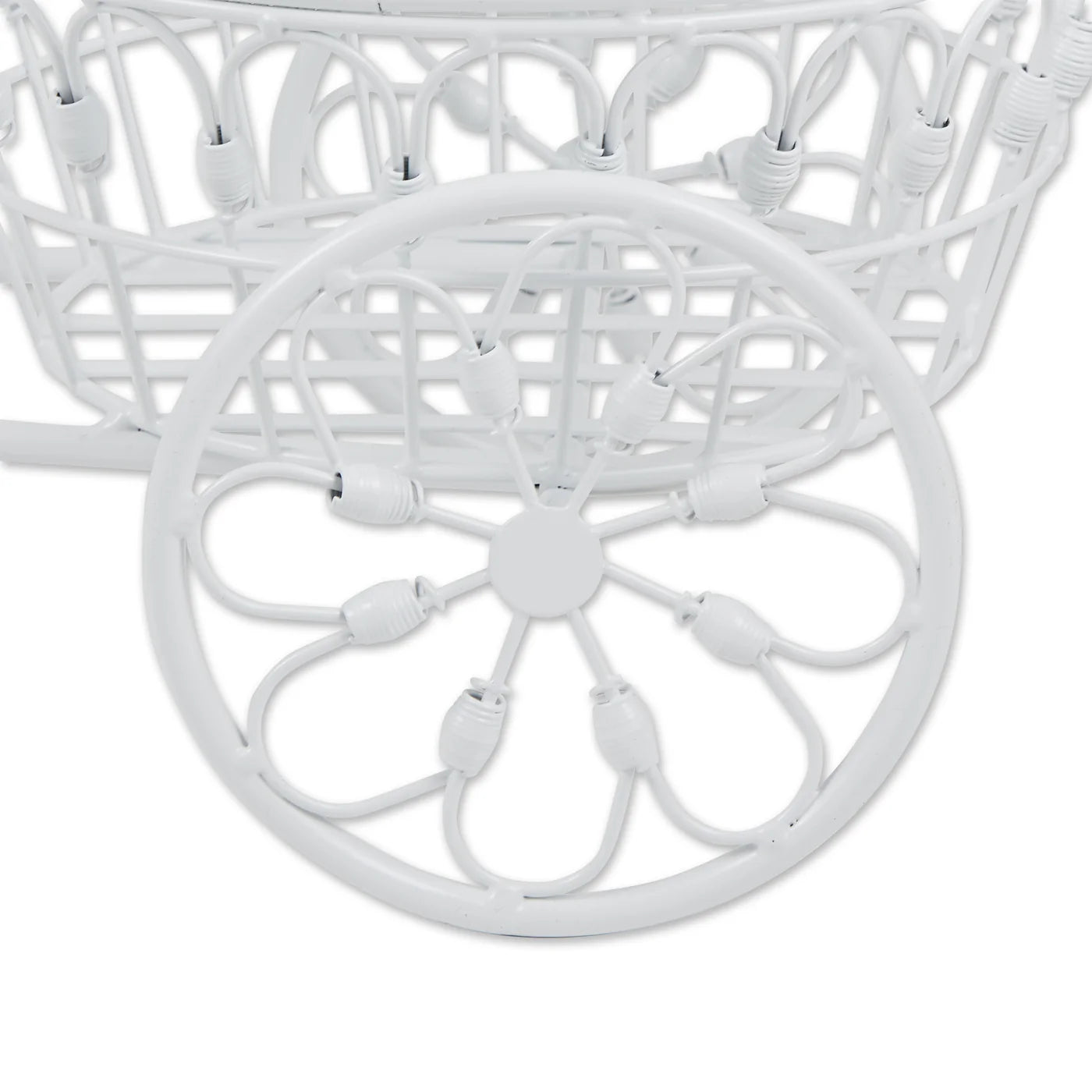 WHITE BICYCLE PLANTER