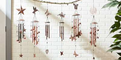 FLUTTERING BUTTERFLIES WIND CHIMES