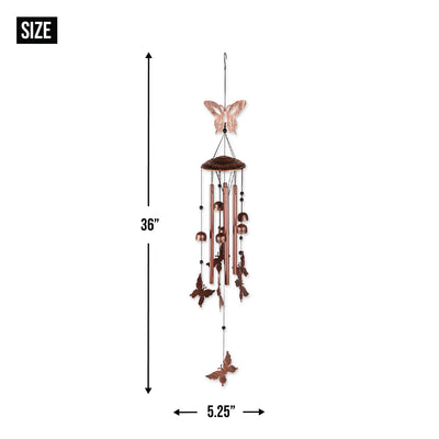 FLUTTERING BUTTERFLIES WIND CHIMES