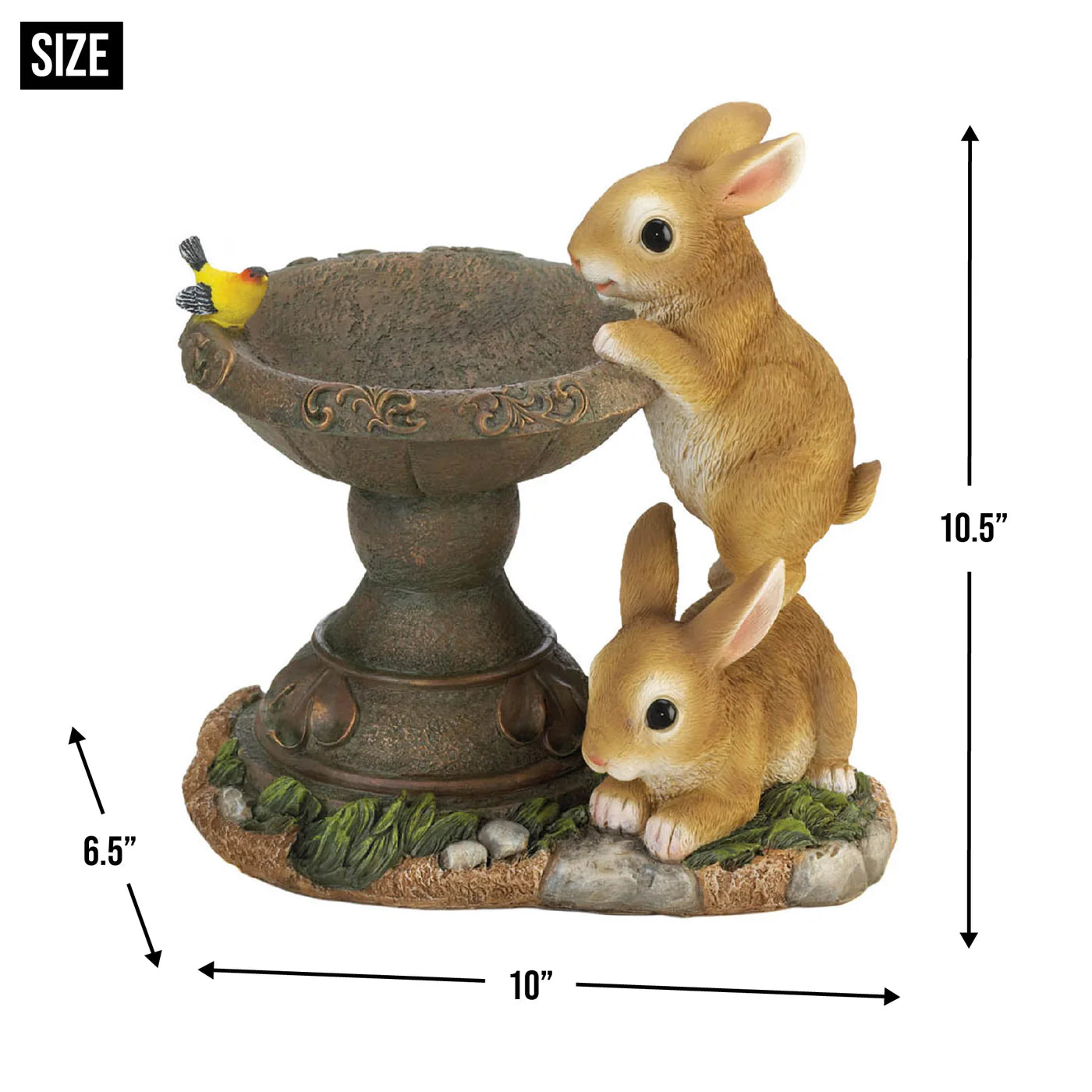 PLAYFUL BUNNIES BIRD FEEDER