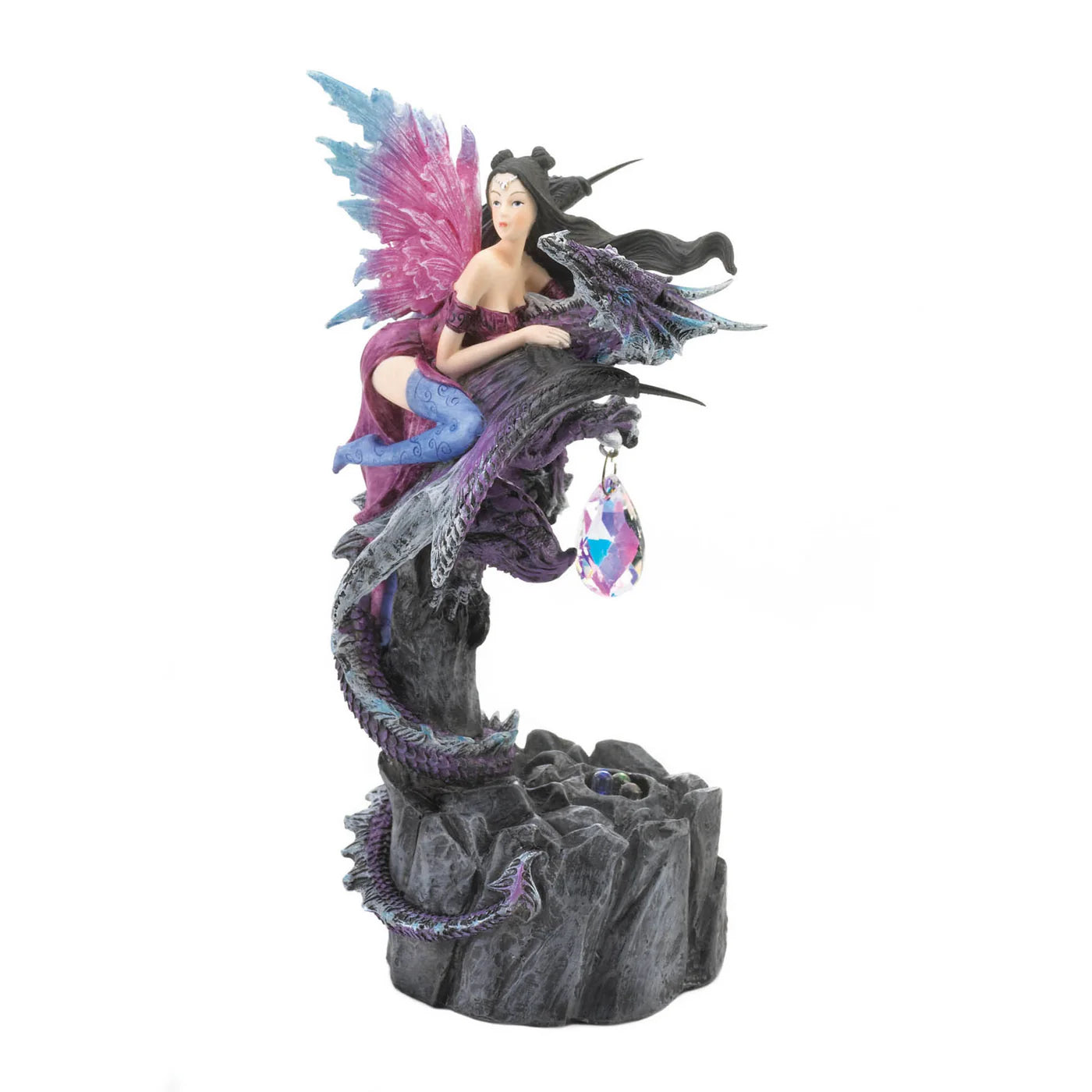 LIGHT UP FAIRY AND DRAGON FIGURINE