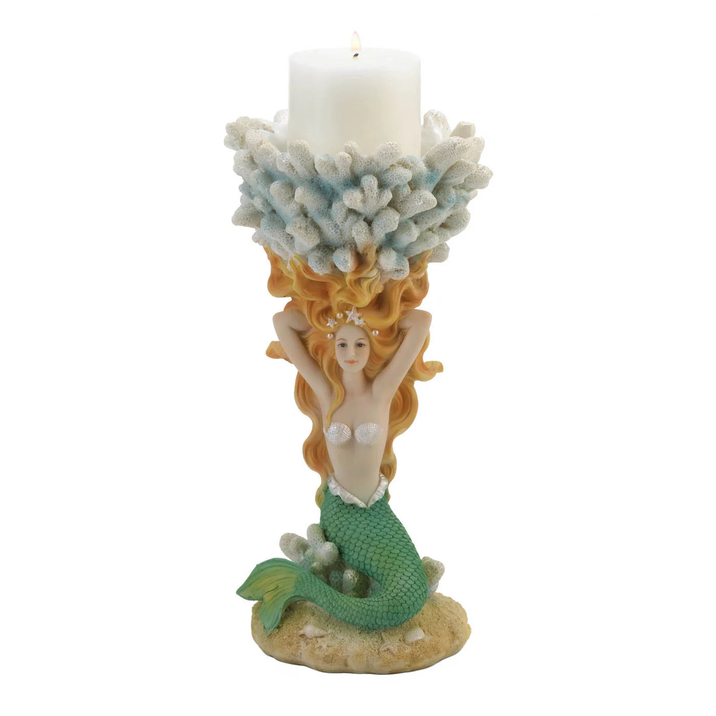 GRAND MERMAID CANDLEHOLDER