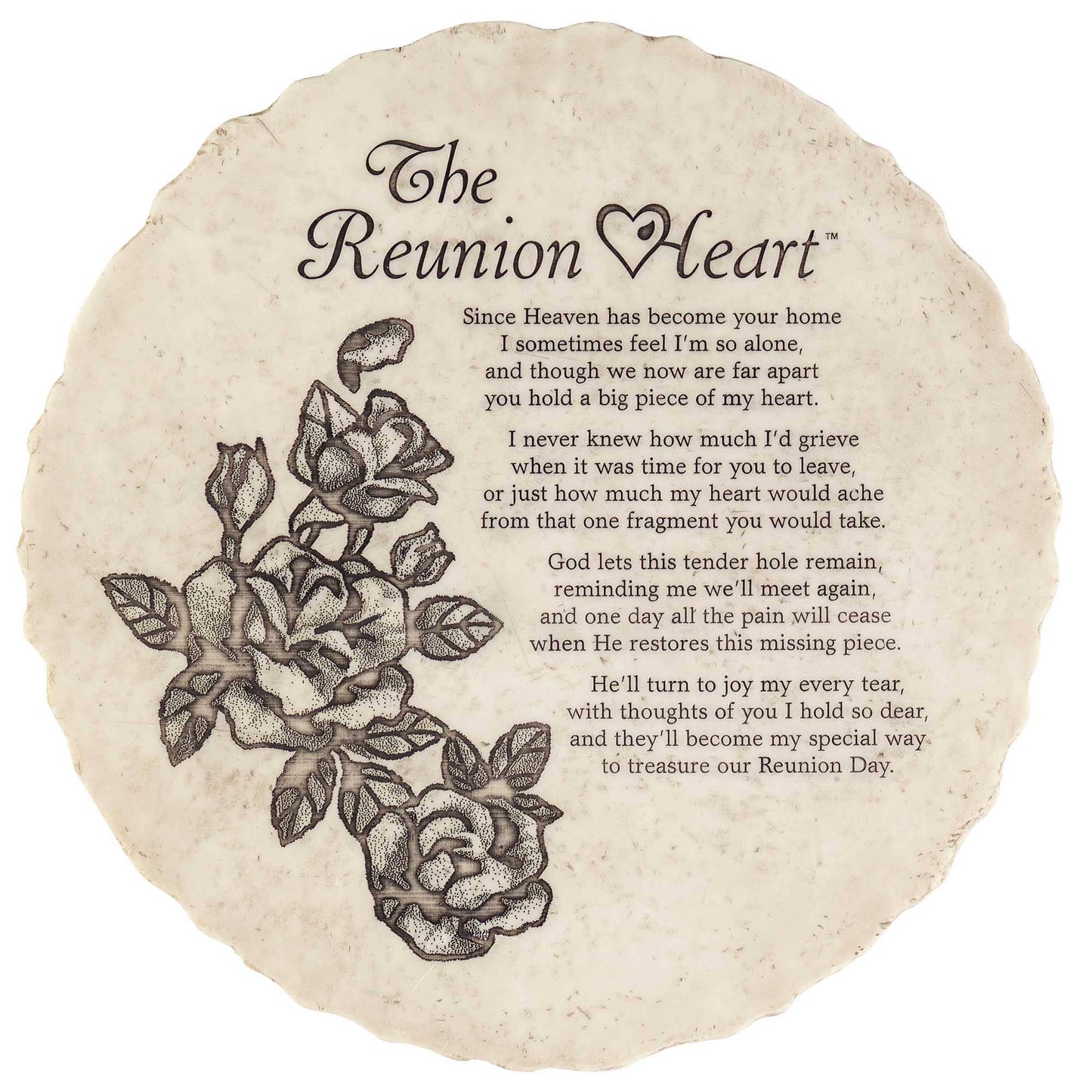 🍗THE REUNION HEART STEPPING STONE RESIN