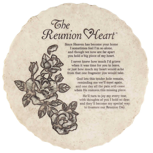 🍗THE REUNION HEART STEPPING STONE RESIN