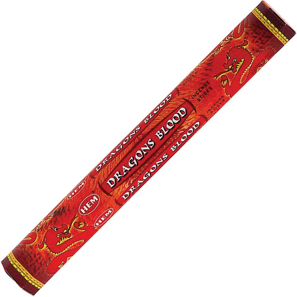 Hem Hexagonal Pack Incense 20 Gr Dragons Blood (Pack of 6)