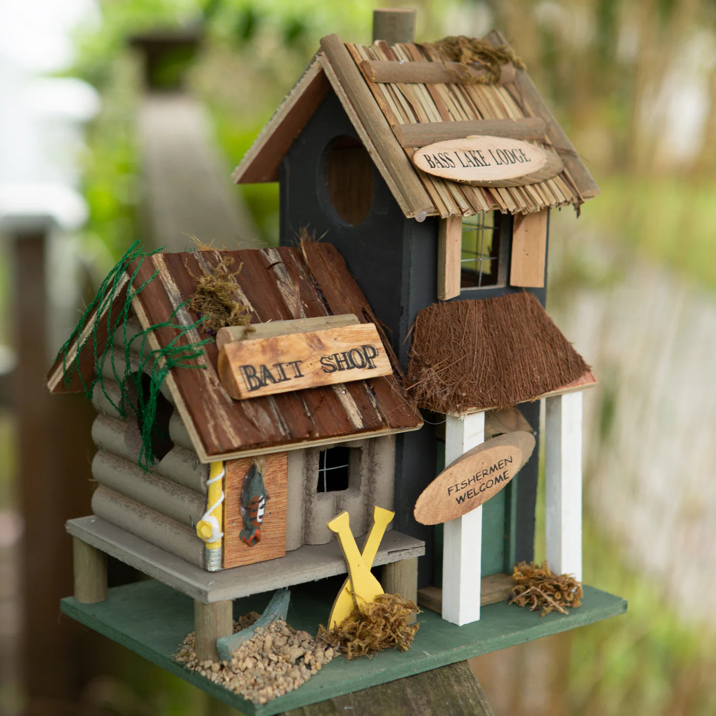 Bass Lake Lodge Bird House | Perfect for Bird Lovers