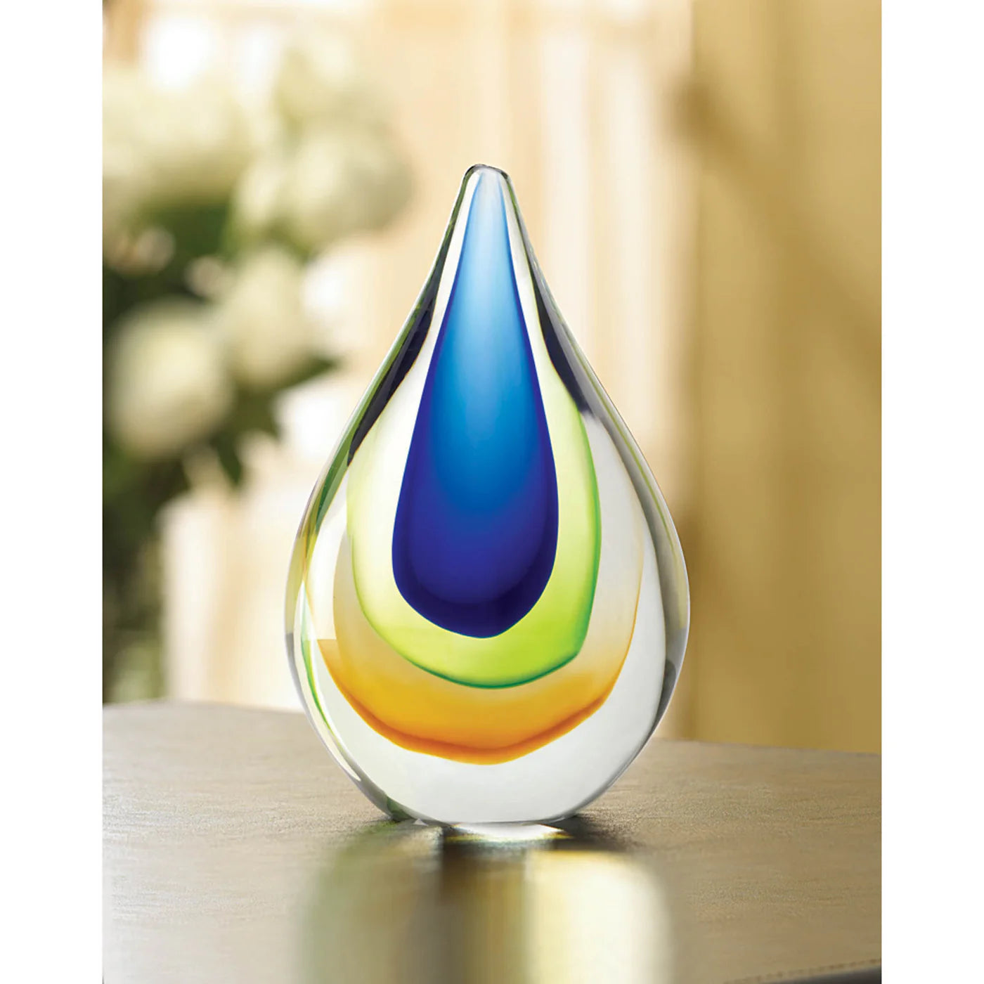 Modern Art Glass Teardrop | Beauty in Every Detail