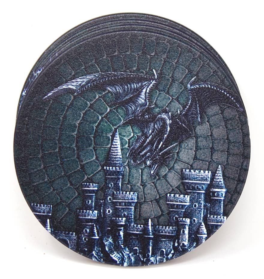 Dragon 4PC Coaster Set