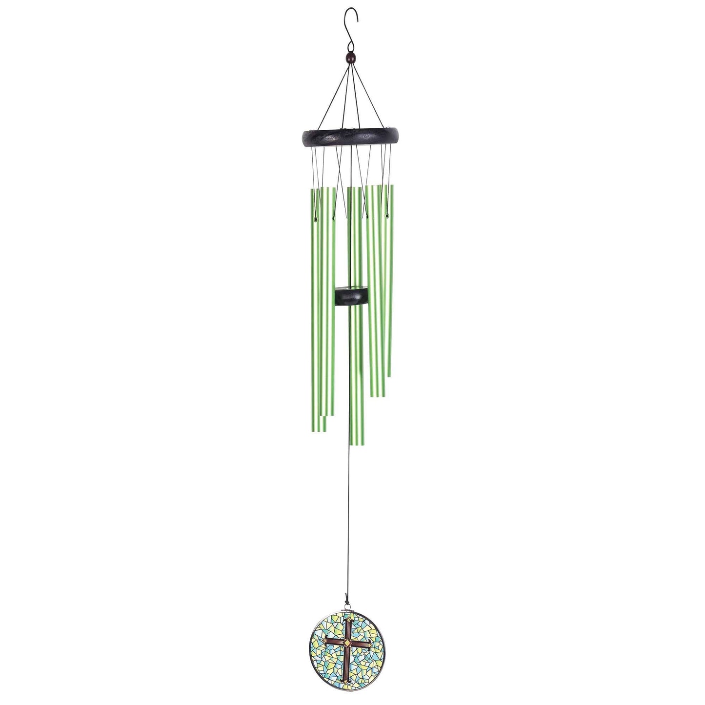 WINDCHIME CROSS SAIL BLUE GREEN 35"