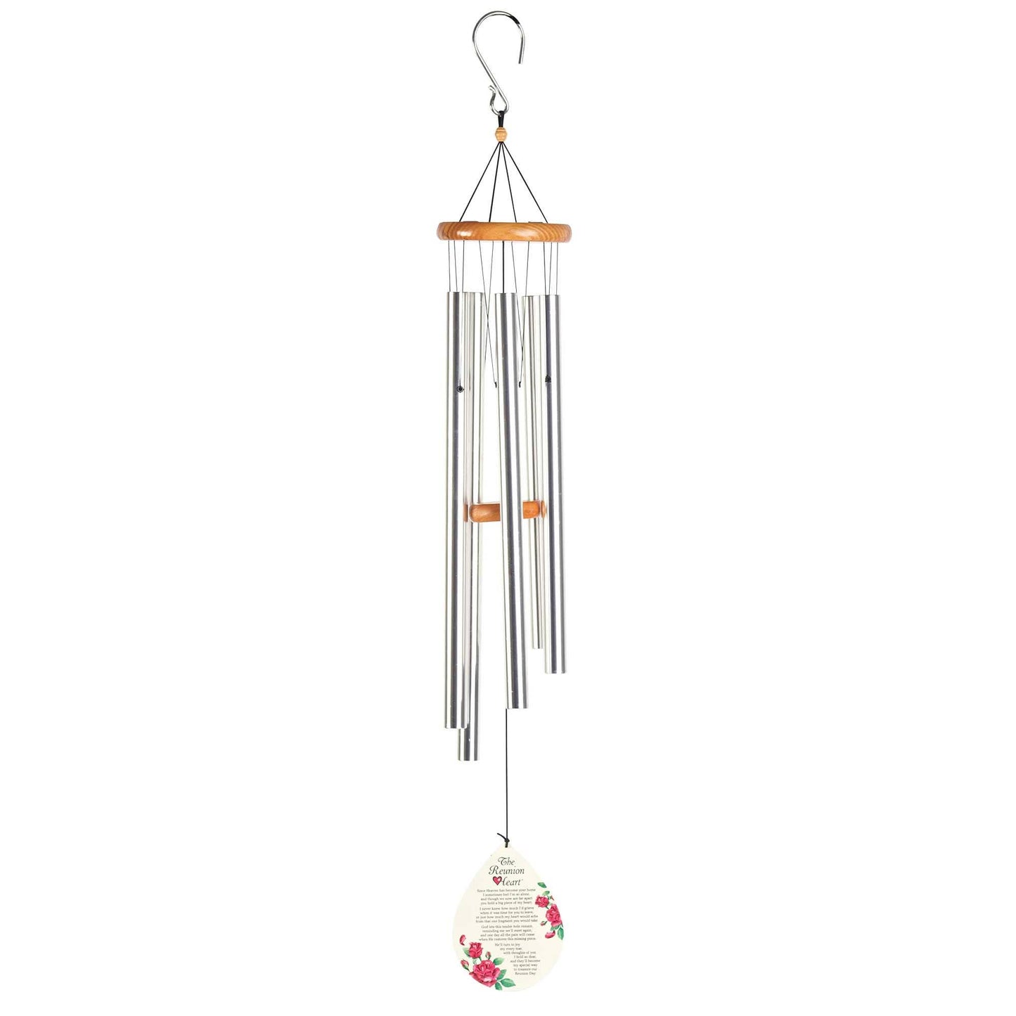 🍗THE REUNION HEART WINDCHIME 42"