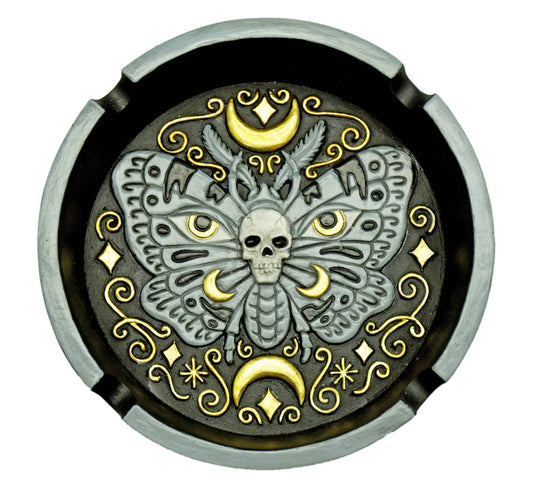 Skull in Butterfly Ashtray