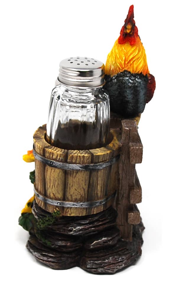 Rooster Salt & Pepper Set 6.5"T