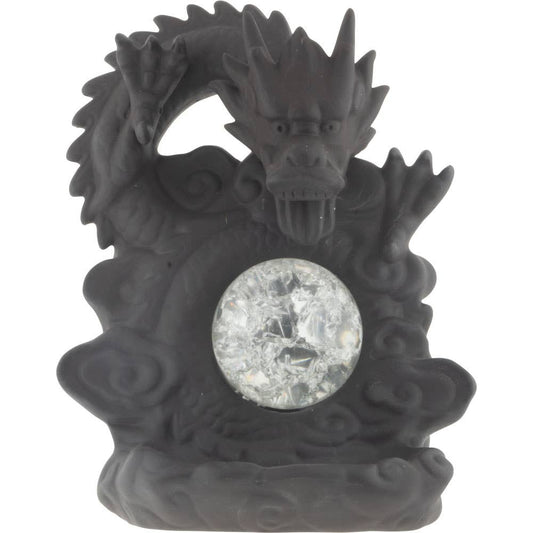 Ceramic Backflow Incense Burner - Dragon w/ Multicolored