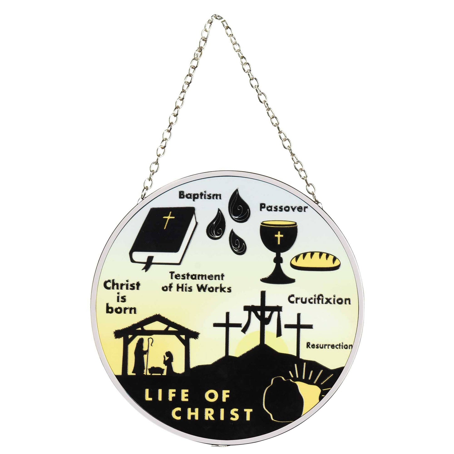 🍗Suncatcher Life Of Christ 6in