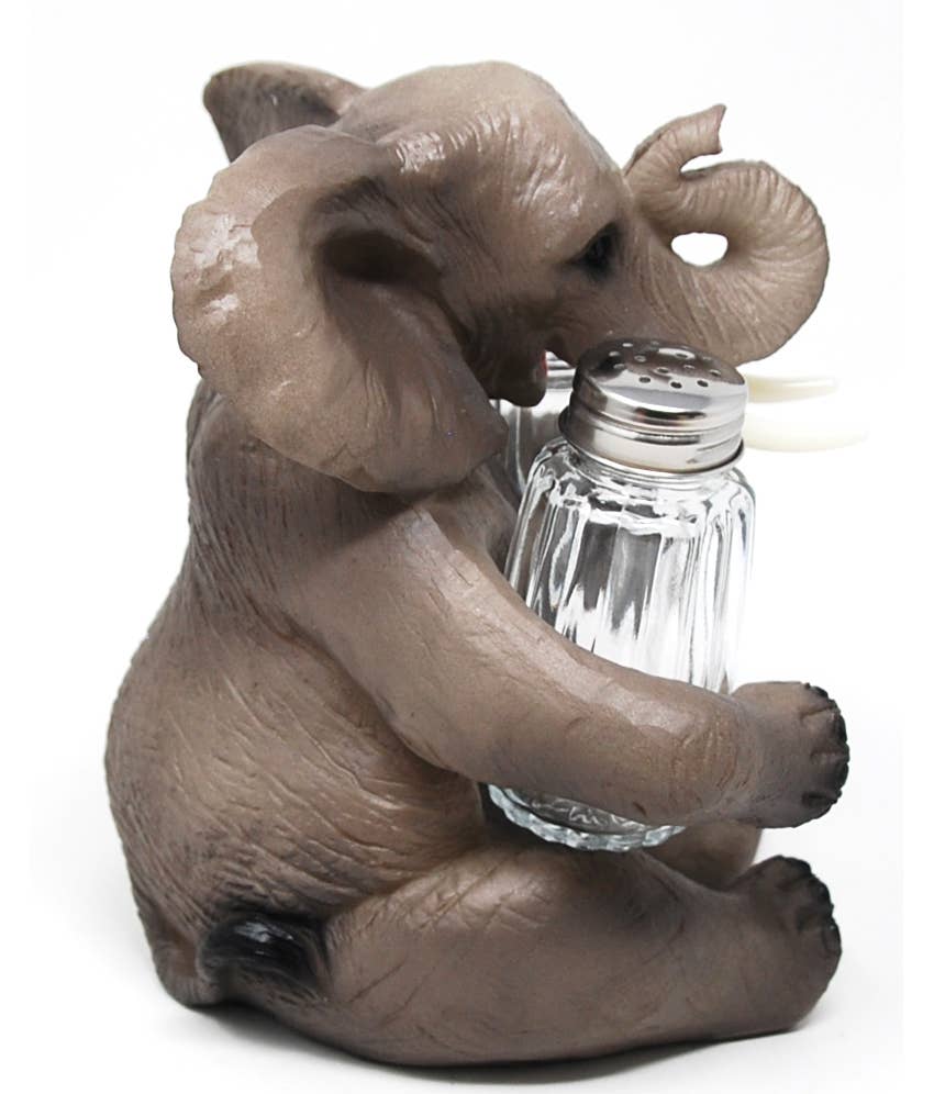 7" Pachy Spice (Elephant Salt & Pepper Set)